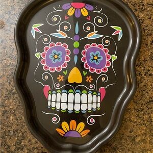 Dia de los Muertos Sugar Skull Tray  NWT
